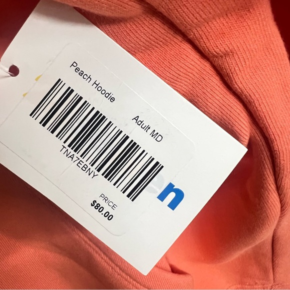 New 24 Seven Dance Dancecore Peach Hoodie 24/25 Tour‎ Merch DanceOne - Picture 5 of 5